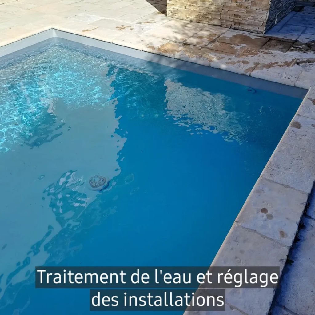 Etape 7 Traitement de l'eau et réglage des installations