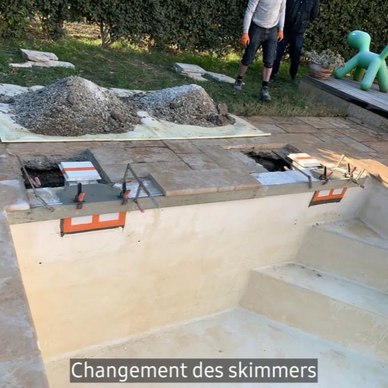 Etape 3 Changement des skimmers